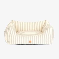Orthopädisches Hundebett • 100% Baumwolle • beige • Kingston