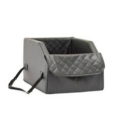 Auto-Hundebett Beifahrersitz • grau