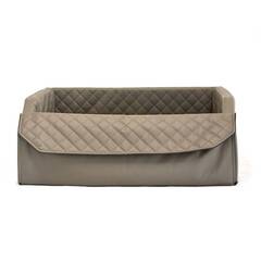 Auto-Hundebett Kofferraum • braun/ taupe