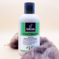'Schattenliebe' pflegendes Hundeshampoo für dunkles Fell mit Stutenmilch