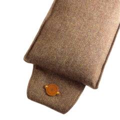 Hundebett-Kopfkissen Tweed "Beech" • reine Wolle