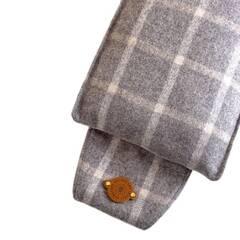 Hundebett-Kopfkissen Tweed "Pebble" • reine Wolle