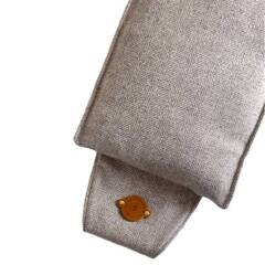 Hundebett-Kopfkissen Tweed "Stone" • reine Wolle