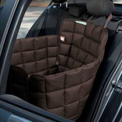 Hunde Autodecke für die Rückbank • 1 Sitz • braun