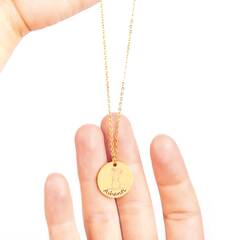 Halskette Rhodesian Ridgeback, gold • personalisierbar