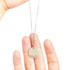 Halskette Rhodesian Ridgeback, silber • personalisierbar