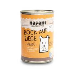 Hundefutter Ziege • napani Menü 'Bock auf Ziege'