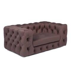 Luxus Hundesofa für kleine Hunde • GLAMOUR brown