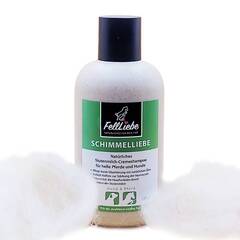 'Schimmelliebe' pflegendes Hundeshampoo für helles Fell mit Stutenmilch