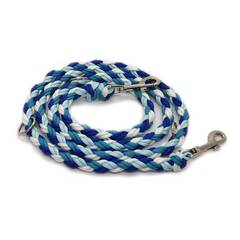Paracord-Hundeleine, blau