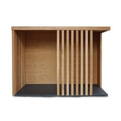 Sideboard-Hundebox • Eiche Massivholz
