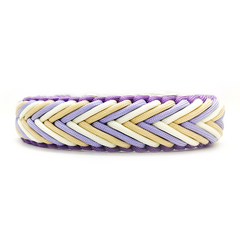 Paracord-Halsband • Pastelltöne lila