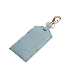 Kotbeutelspender aus Apfelleder blau • CLASSY ICE GOLD