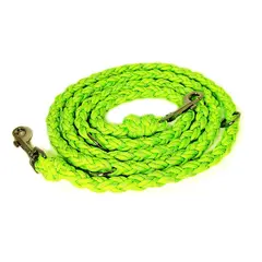 Reflektierende Hundeleine neon-grün • Paracord
