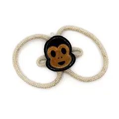 Zerrspielzeug für Hunde • Affe aus Leder