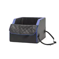 Auto-Hundebett Rücksitz • schwarz | blau