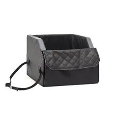 Auto-Hundebett Beifahrersitz • schwarz | grau