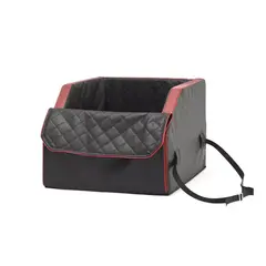 Auto-Hundebett Rücksitz • schwarz | rot