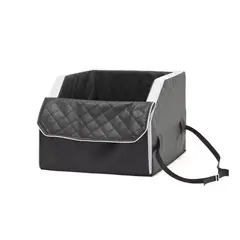 Auto-Hundebett Rücksitz • schwarz | weiß