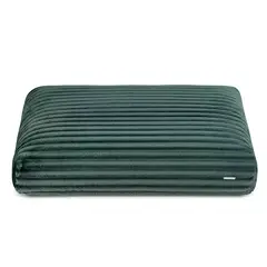 Luxus-Hundekissen aus Webpelz • flaschengrün