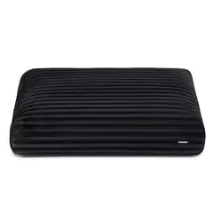 Luxus-Hundekissen aus Webpelz • schwarz