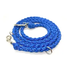 Reflektierende Hundeleine blau • Paracord