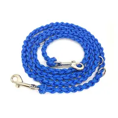 Reflektierende Hundeleine, leicht • blau • Paracord