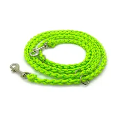 Reflektierende Hundeleine, leicht • neon-grün • Paracord