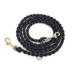Reflektierende Hundeleine, leicht • schwarz • Paracord