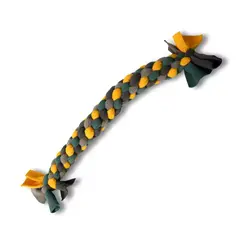 Zerrspielzeug für Hunde • KNÖTLI • gelb-grau