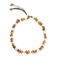 Bernsteinkette für Hunde • natur