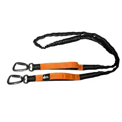 Jogging-Hundeleine gefedert mit Sicherheitskarabiner