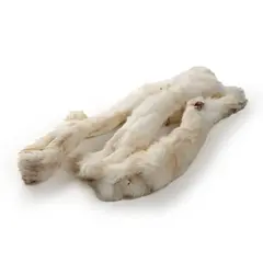 Kaninchenfell-Streifen, getrocknet