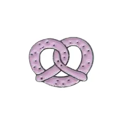 Hundehalsband-Anhänger ☆ Charm Brezel rosa