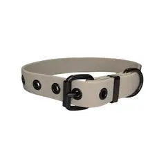 Wasserfestes Hundehalsband, verstellbar • WOOFLEX® Classic Desert Sand
