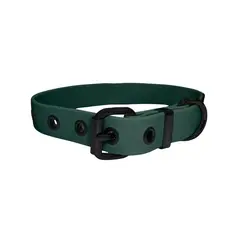 Wasserfestes Hundehalsband, verstellbar • WOOFLEX® Classic Hunting Green