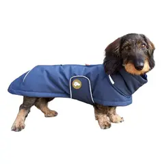 Dackel-Wintermantel, wasserdicht • Oskar Midnight Navy