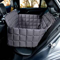Hunde Autodecke für die Rückbank • 2 Sitze • grau
