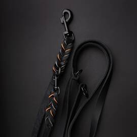 BRAIDY WOLF- Verstellbare Lederleine 220cm