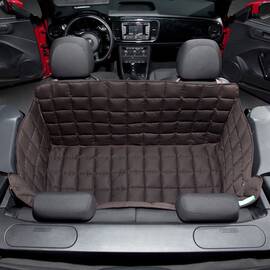 Hunde Autodecke für Cabrio und Coupé • braun