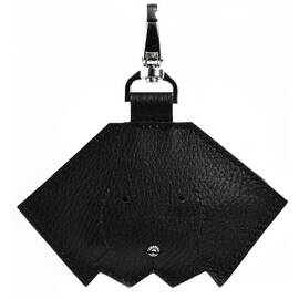 Kotbeutelspender MINNI aus Leder in schwarz