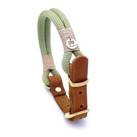 Verstellbares Halsband aus Segeltau PISTACCHIO