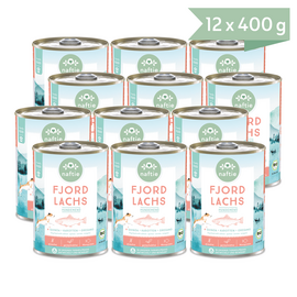 naftie Nassfutter BIO FJORD LACHS+ Sparpakete