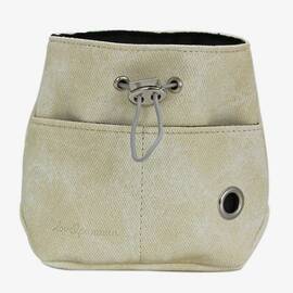 Leckerlibeutel mit Zugband und Karabiner SNACKER • cannoli cream