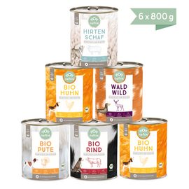 naftie Reinfleisch-Dosen Mischpakete für Hunde, Teil-Bio