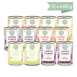 naftie veganes Hundefutter Nassfutter Bio Mischpaket