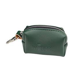 Kotbeutelspender grün • Kunstleder