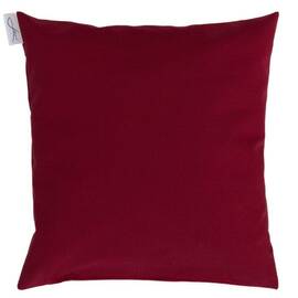 Zirbenkissen für Hunde • Bio Baumwolle weinrot