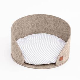 Filz Hundekörbchen beige • Luna
