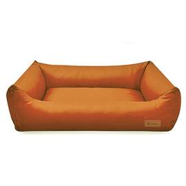 Hundebett orthopädisch • Kunstleder orange • FAMOUS